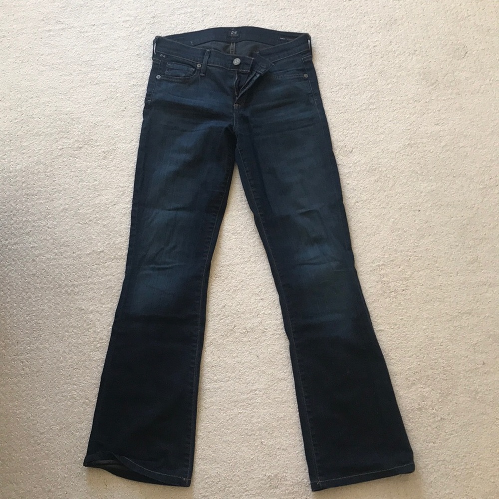 Citizen jeans dark wash amber medium rise bootcut